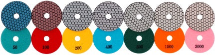 TDU-EPPD040200A2 - Standard Dry Standard Polishing Pads, Hexagon Type